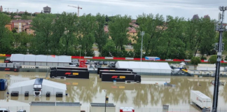 Imola GP flooding