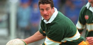 Hennie le Roux Springboks Rugby World Cup 1995