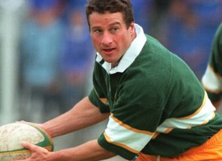 Hennie le Roux Springboks Rugby World Cup 1995