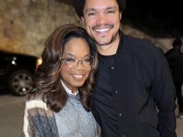 Oprah Winfrey enjoys happiest Saturday night ever, watching Trevor Noah
