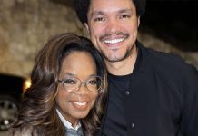 Oprah Winfrey enjoys happiest Saturday night ever, watching Trevor Noah