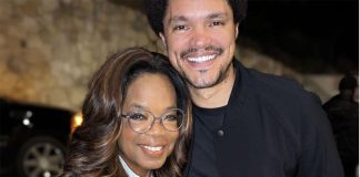 Oprah Winfrey enjoys happiest Saturday night ever, watching Trevor Noah