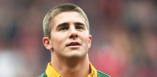 Japie Mulder Springboks Rugby World Cup 1995