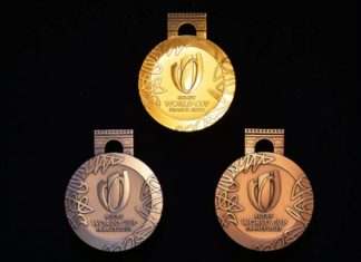 Rugby World Cup 2023 medals