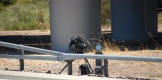 Speed camera fine