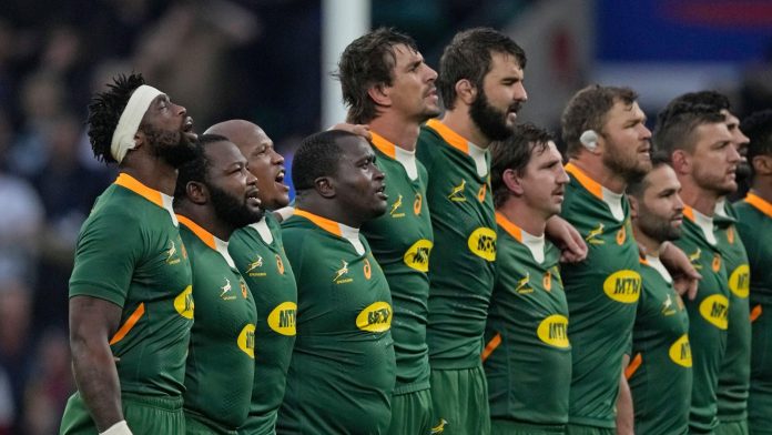 Springboks v All Blacks | Official team photo: RG Snyman is a BEAST