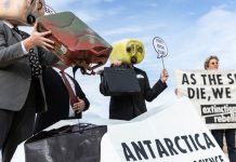 Hands off Antarctic, demand protesters