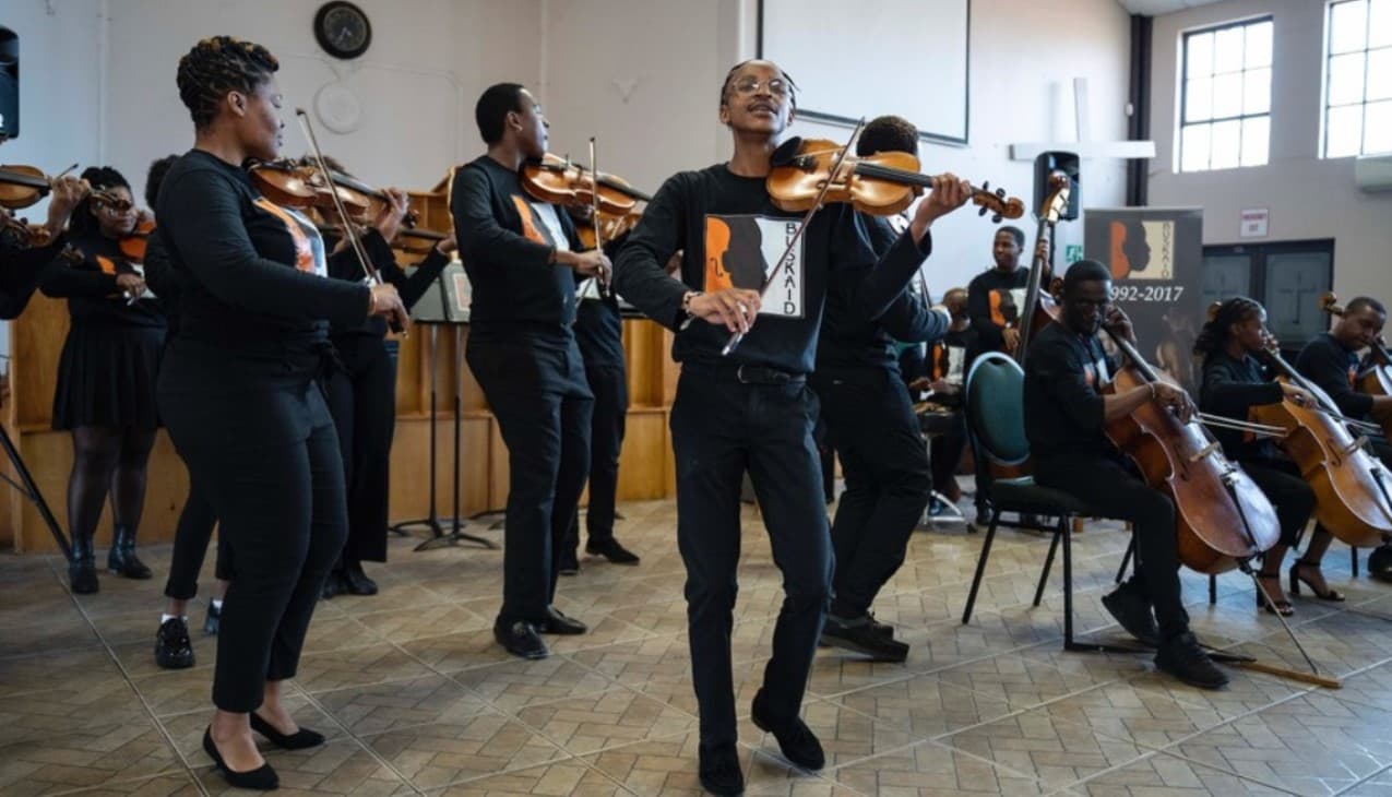 Young Soweto musicians