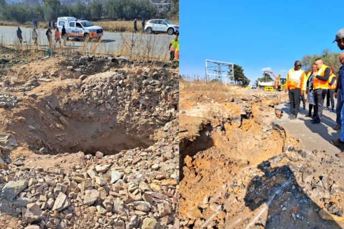 sinkholes illegal mining