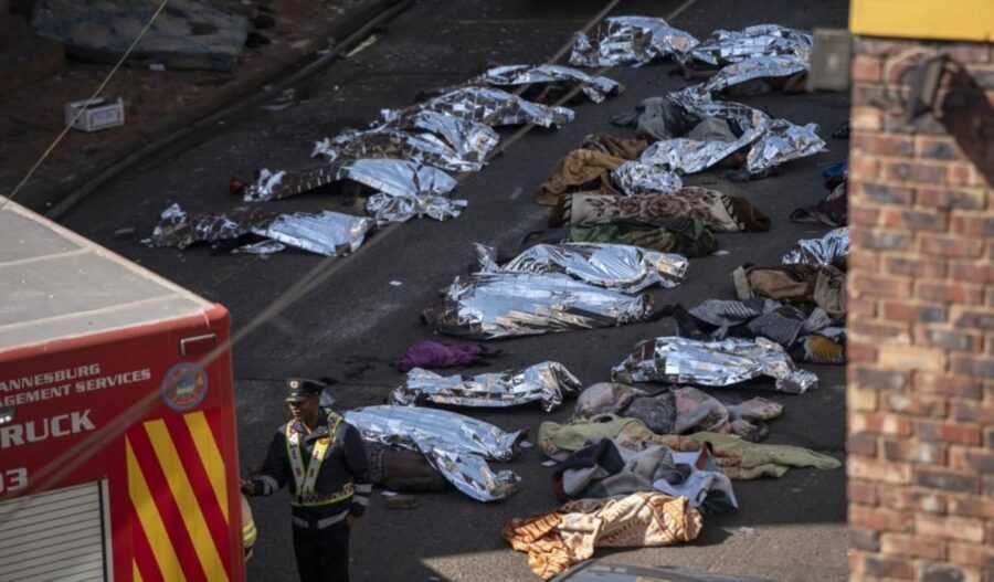 Johannesburg fire: photos and interviews with an eye witness and rescuer