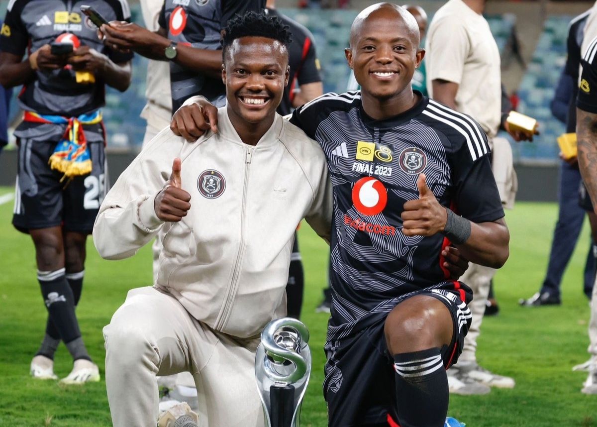 Orlando Pirates Thabiso Sesane x Zakhele Lepasa