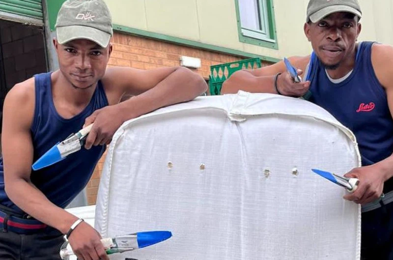 South Africa Sheep Shearing