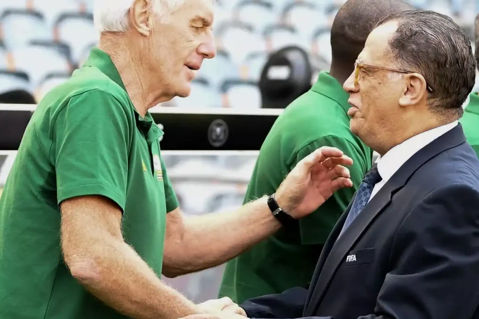 Danny Jordaan, SAFA - Hugo Broos, Bafana Bafana