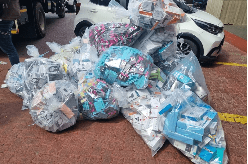 raid in Johannesburg