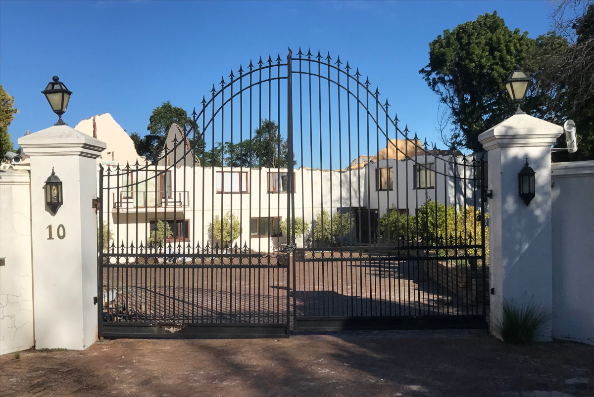 Gupta mansion Constantia demolished