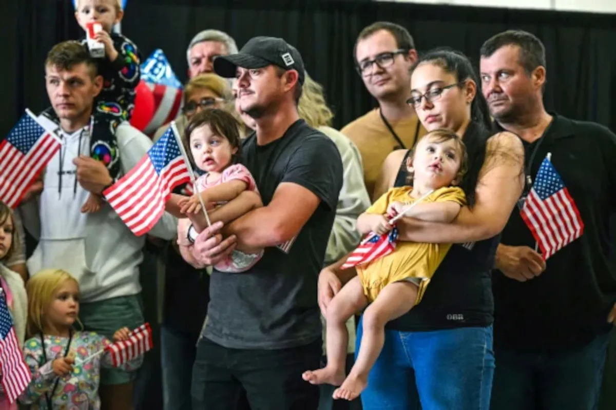 A second group of Afrikaner refugees have arrived in the US.