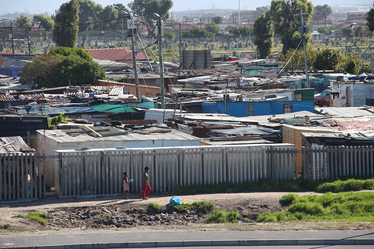 A view over part of Valhalla Park, in Cape Town, meant to illustrate poverty as part of a story about South Africa GDP for Q2 2025.