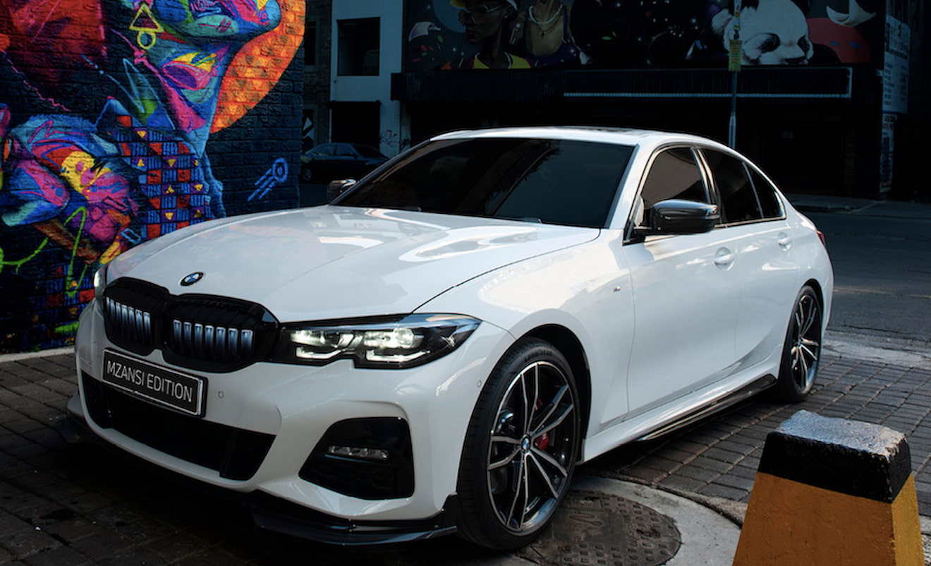BMW 3 Series Mzansi Edition, accompanying an article about vehicle recalls in South Africa
