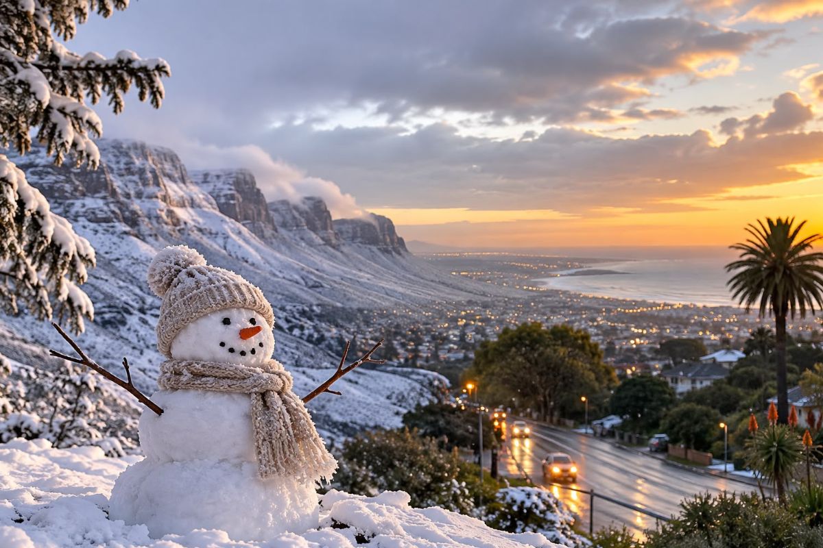 Snow in South Africa vs snow overseas: Why we lose our minds over a light dusting