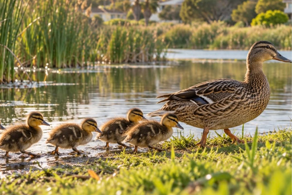 Duck breeding season